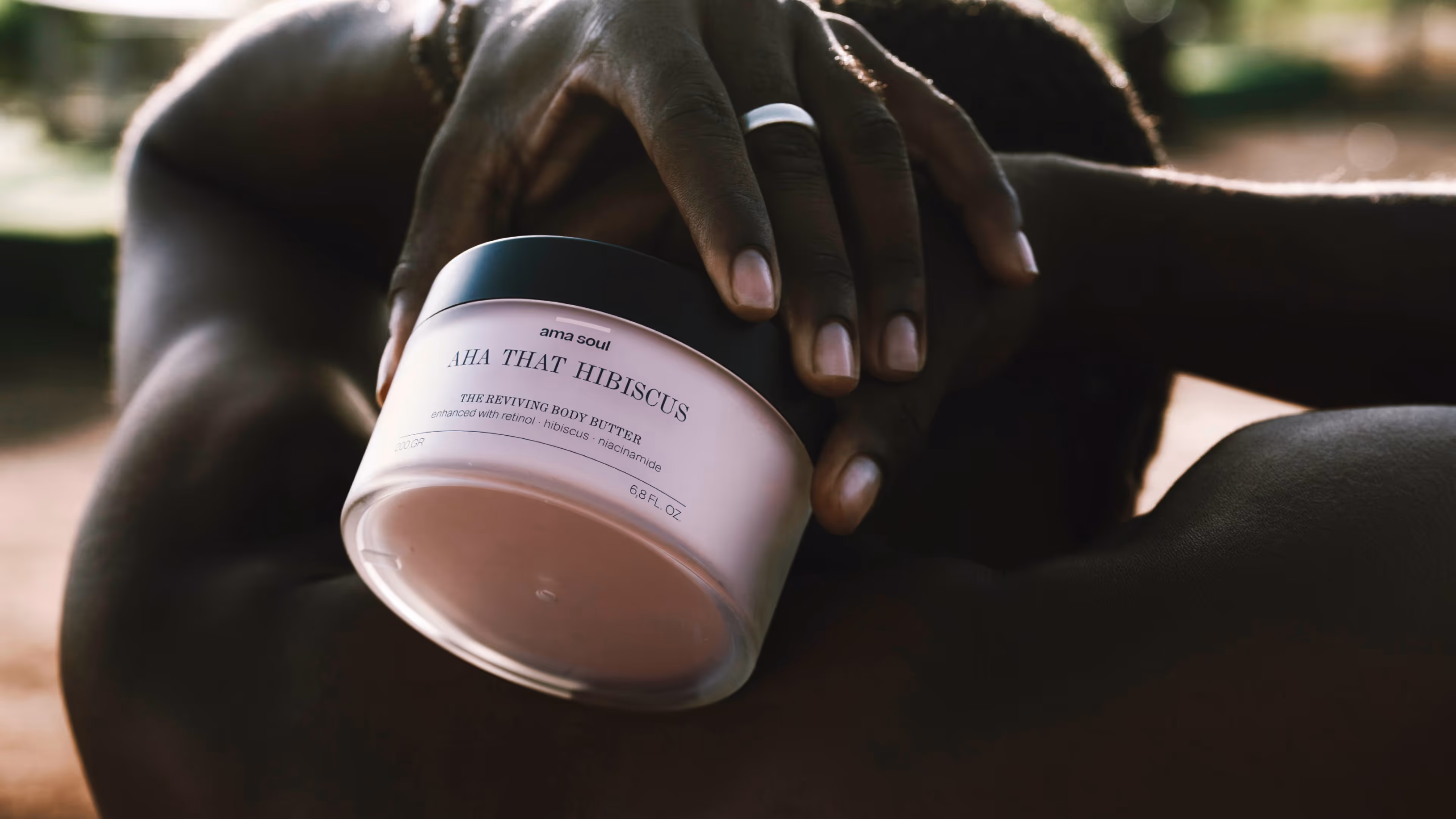 Ama soul brand identity — hero campaign visual