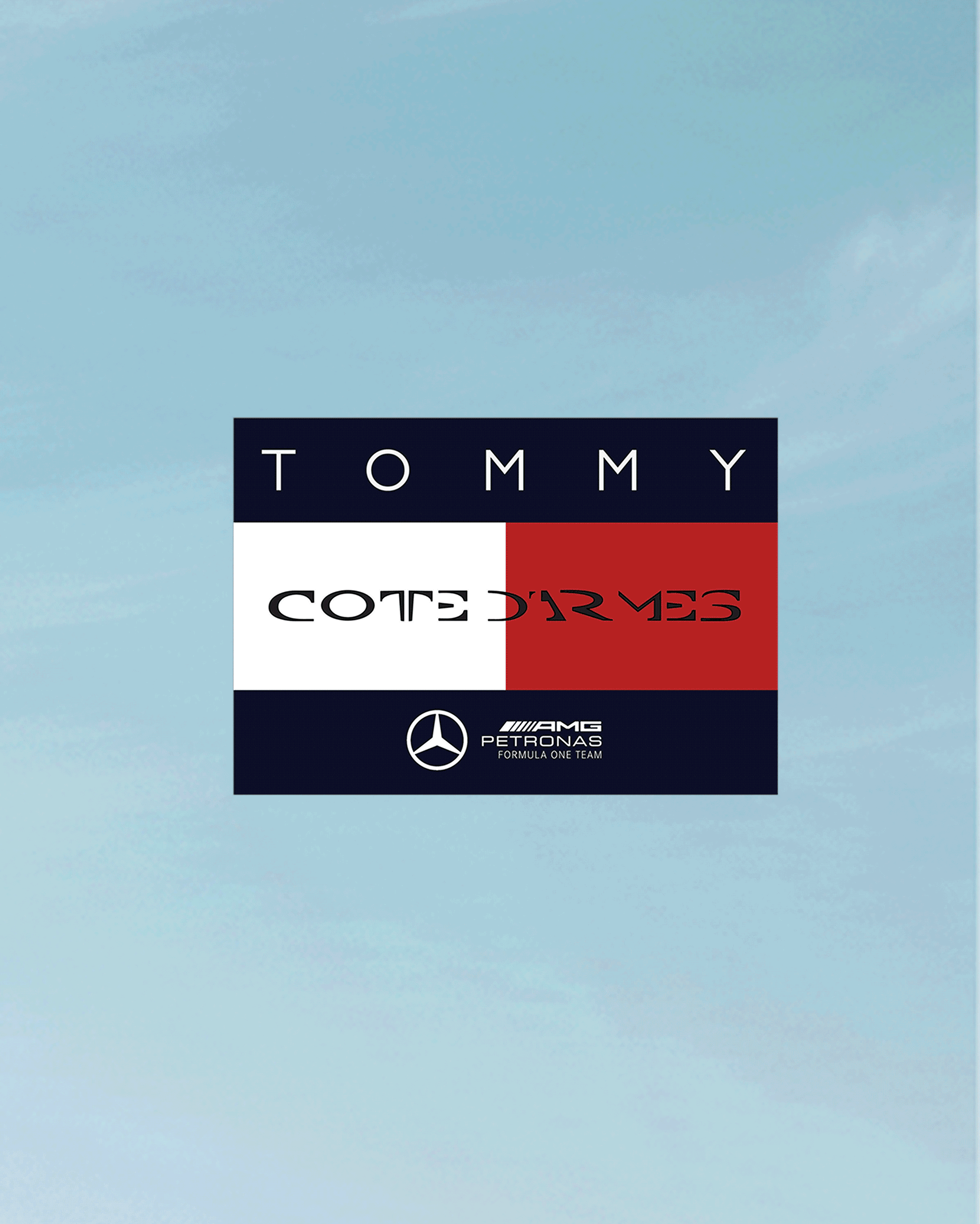 Mercedes F1 X Tommy X Clarence Ruth — campaign visual 2