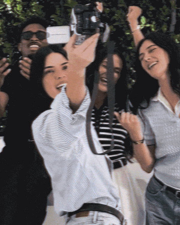 Tommy X Kendall — brand video still, animated loop