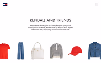 Tommy X Kendall — brand video still, campaign film