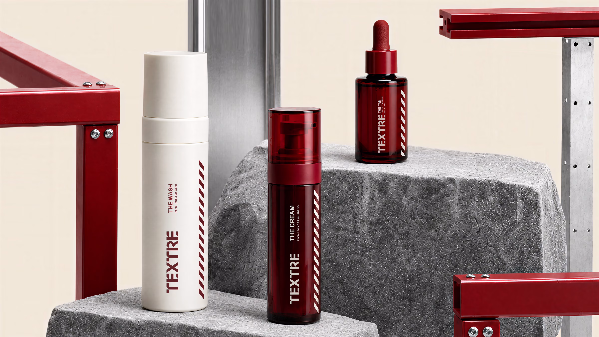 Textre brand identity campaign visual by DUTCH DESIGN AGENCY